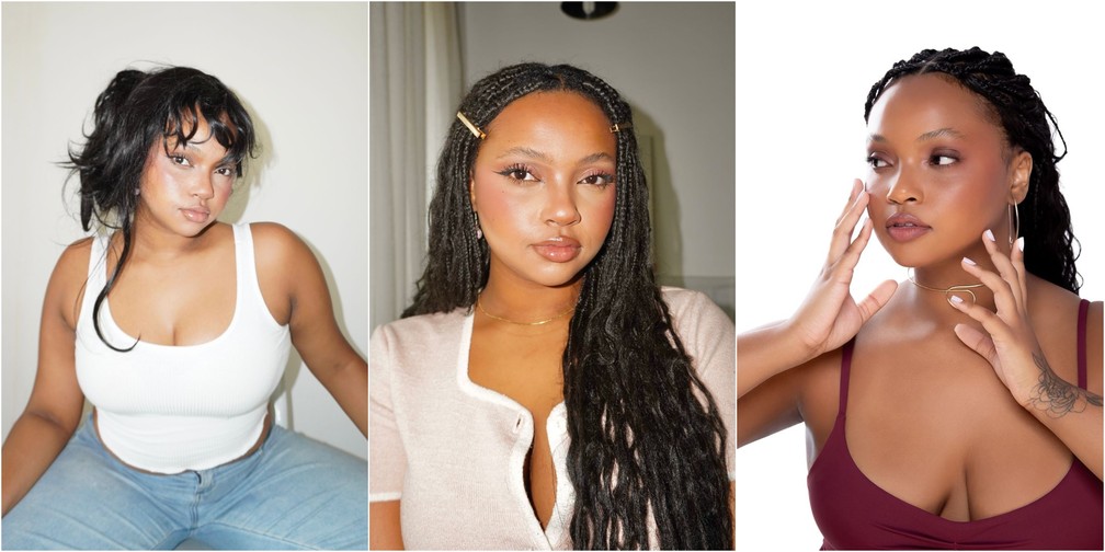 Geovanna Pedroso é uma das influenciadoras impactadas pela onda de demissões dos "blogueiros CLTs". — Foto: Arquivo Pessoal/Reprodução Redes Sociais
