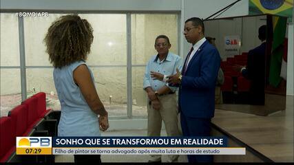 Filho de pintor realiza sonho e se torna advogado