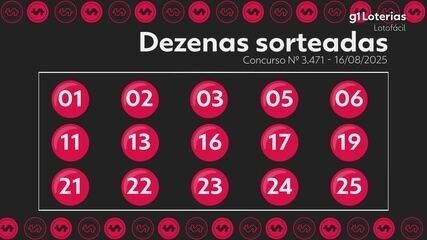 Confira o resultado do sorteio da Lotofácil.