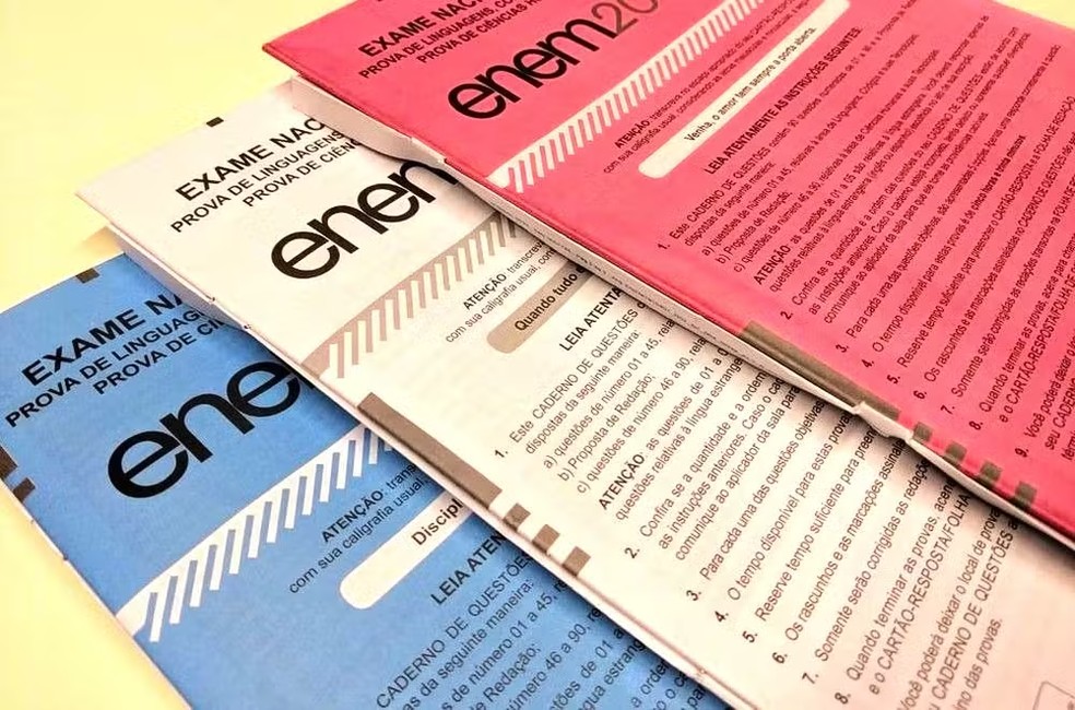 Enem 2025: Exame será aplicado nos dias 9 de 16 de novembro. — Foto: Reprodução/Redes Sociais