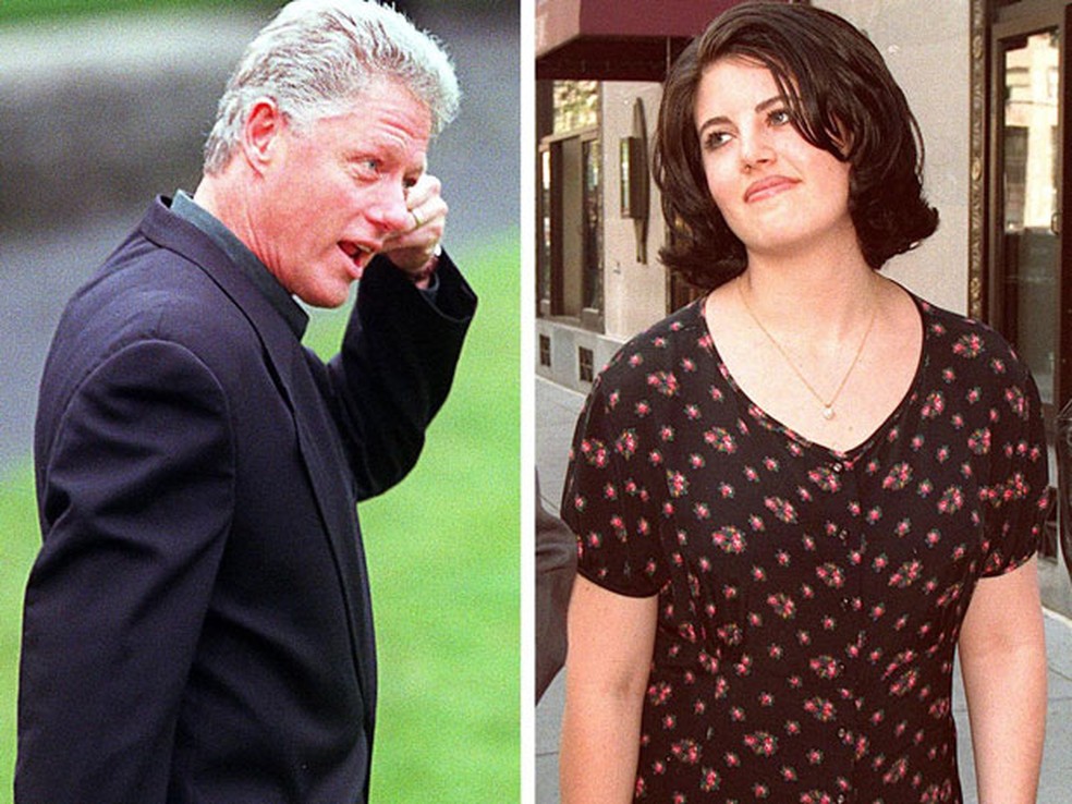 Bill Clinton se envolveu em um escândalo sexual com Monica Lewinsky — Foto: AFP
