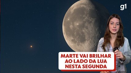 Marte vai brilhar ao lado da Lua nesta segunda; saiba como observar