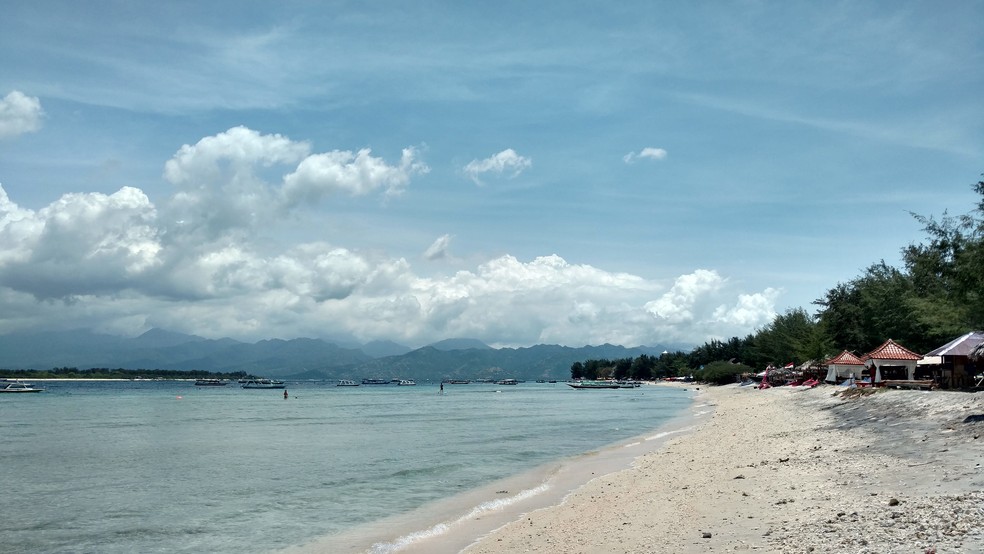 Ilha Lombok， na Indonésia， em foto de novembro de 2016 — Foto: Lasthib/Wikimedia Commons