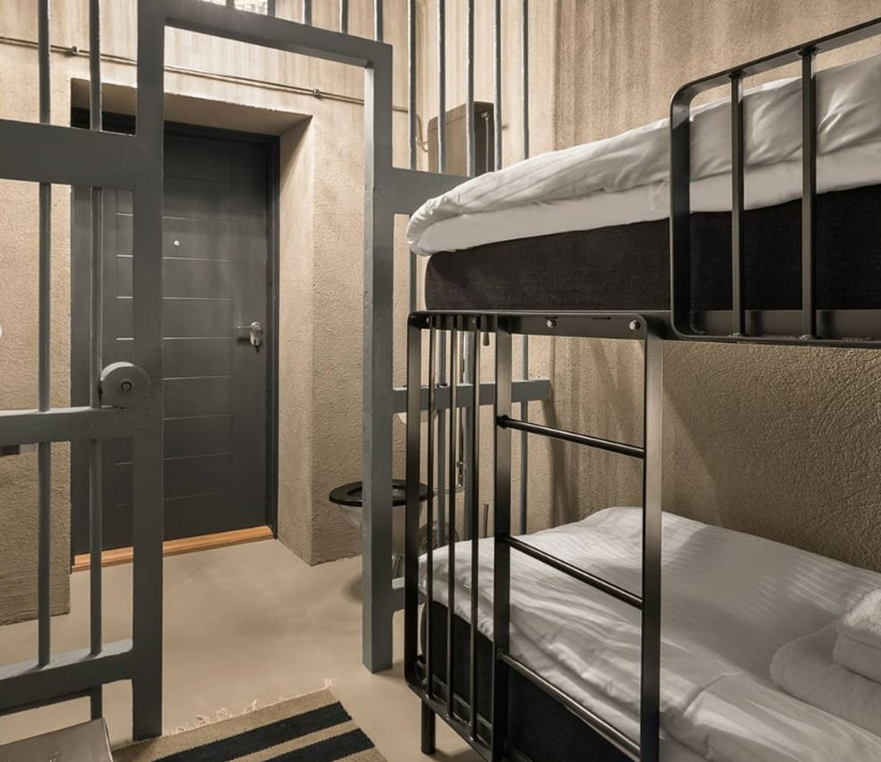 Quarto no hotel Kakola， na Finalândia. — Foto: Reprodução